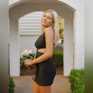 BLACK HOMECOMING DRESS